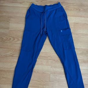 Women Slim Cargo Pants Royal Blue